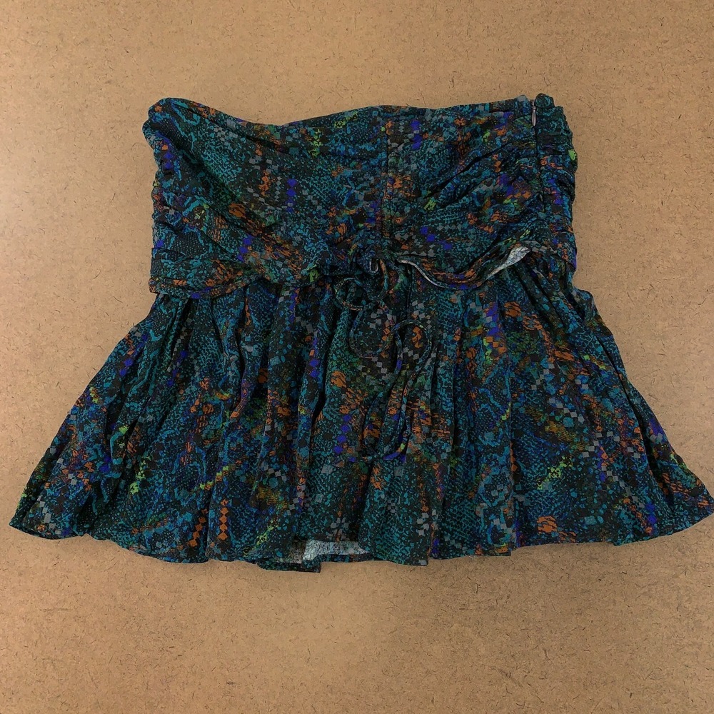 Free People Women's Size 4 Who Is She Combo Saturday Hi Rise Sun Mini Skirt NWT